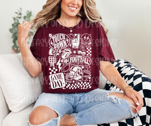 Vintage Game Day tee