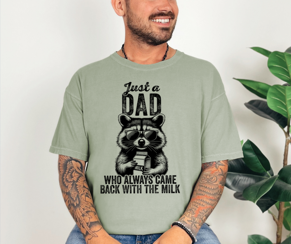 Just a dad who always came back with the milk