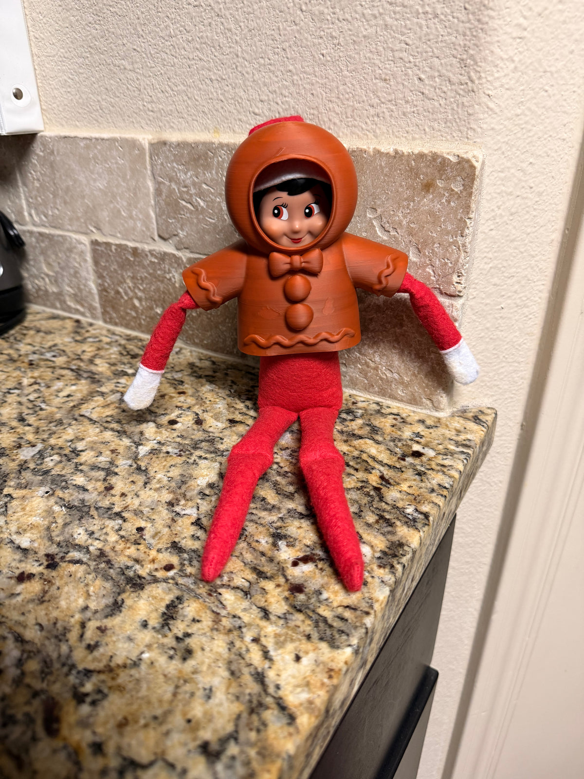Elf gingerbread costume