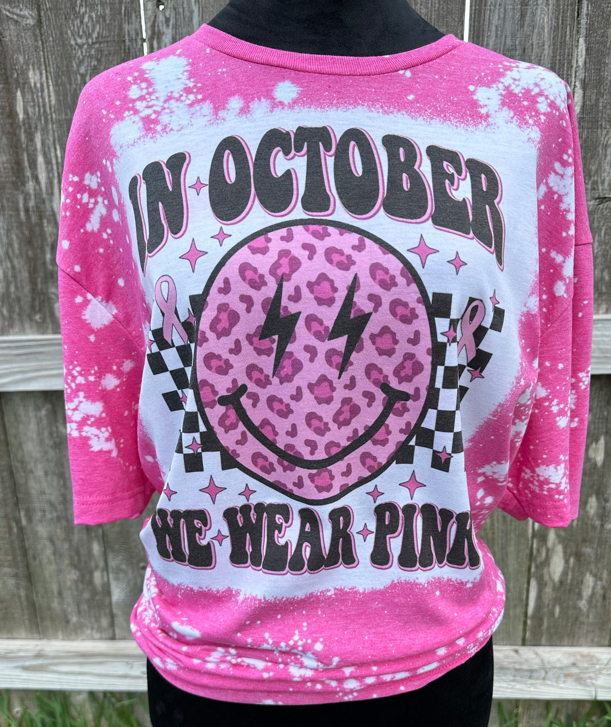 In October we wear pink (bleach)