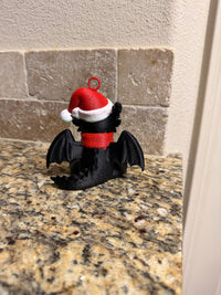 Inspired Christmas dragon ornament