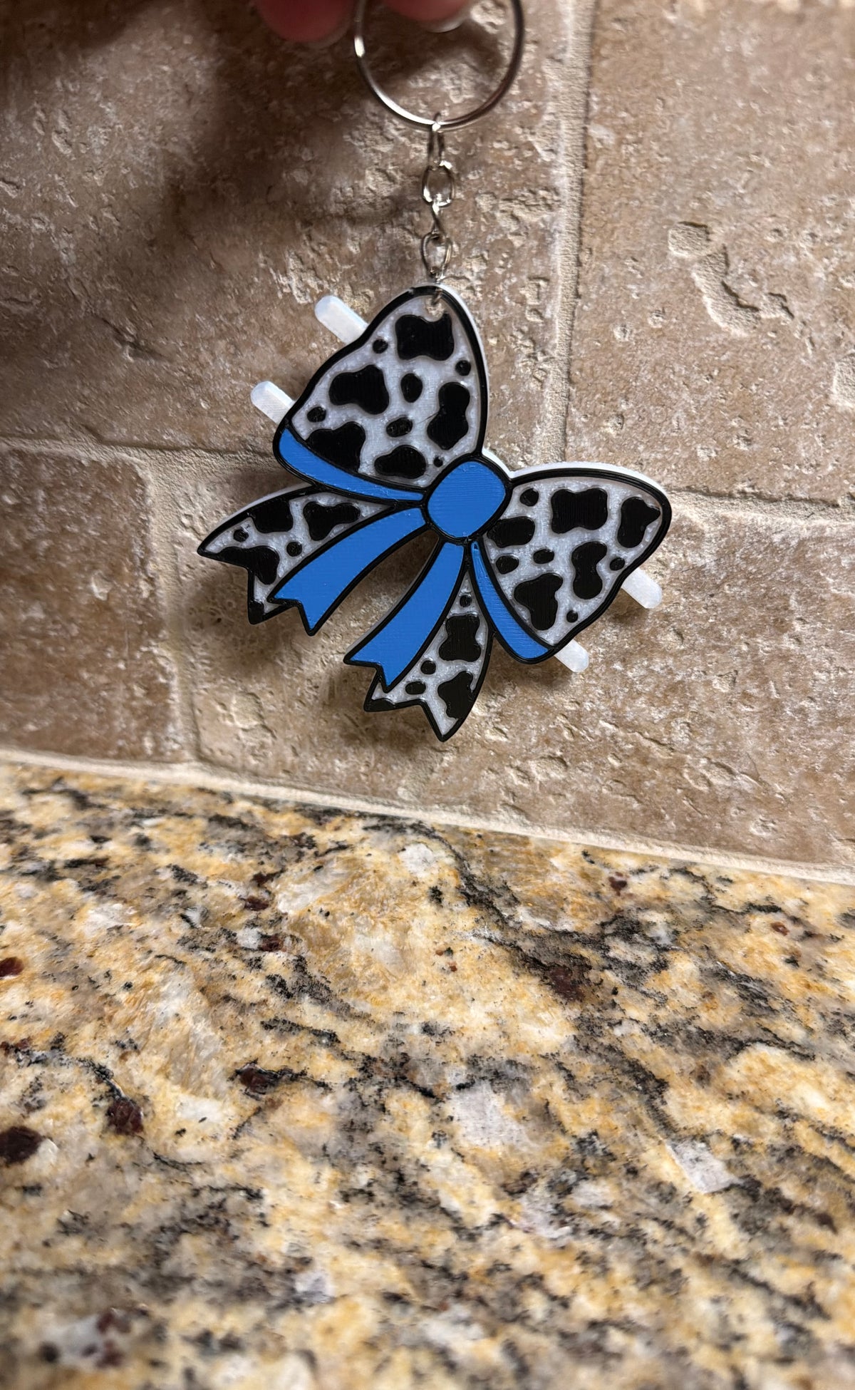 3D Cow Print Ponytail Holder