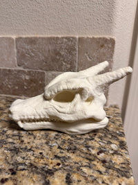 Inspired anime dragon skull