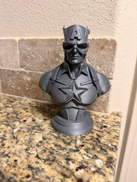 Inspired super hero CA bust