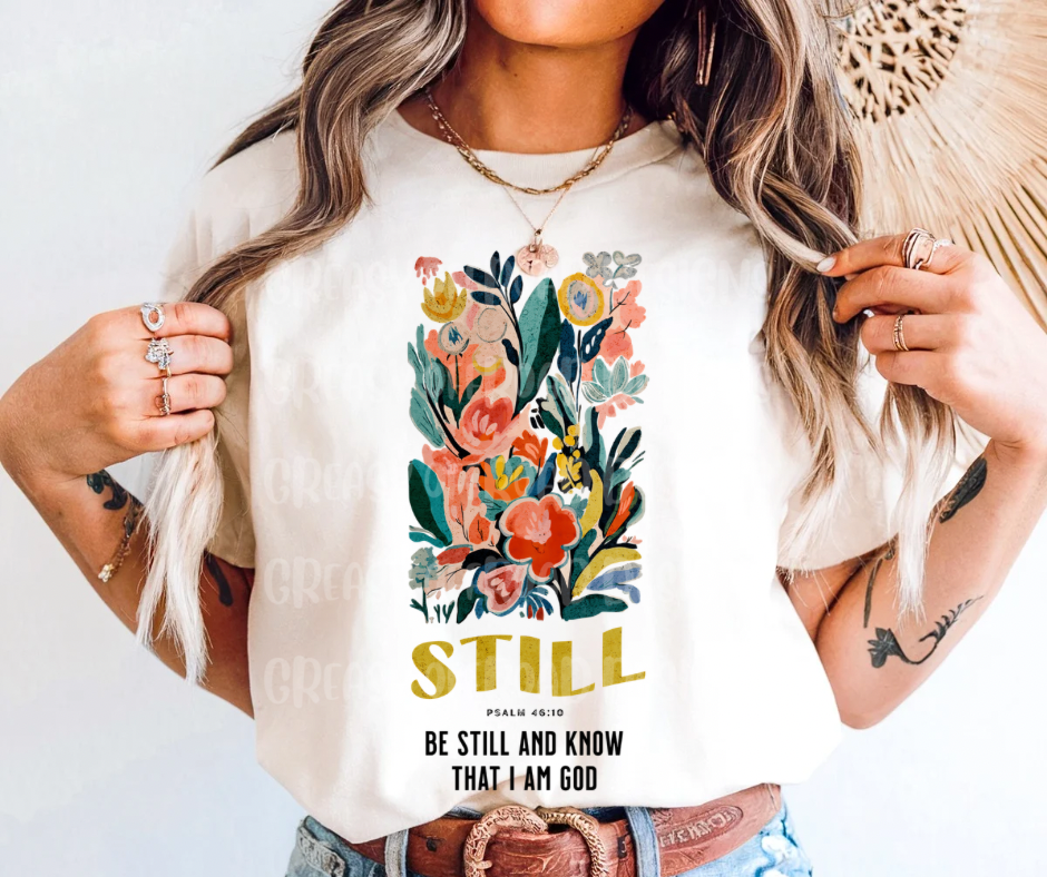 Be still and know that I am GOD