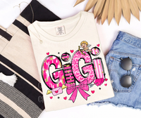 Mama/gigi/ nana pink version