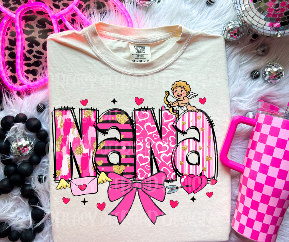 Mama/gigi/ nana pink version