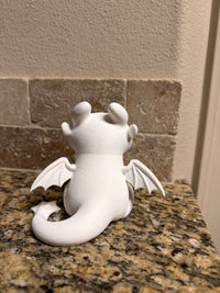 Inspired white dragon