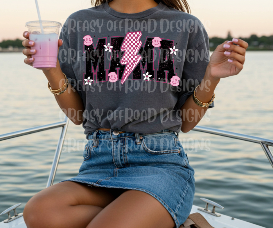 Pink retro mama