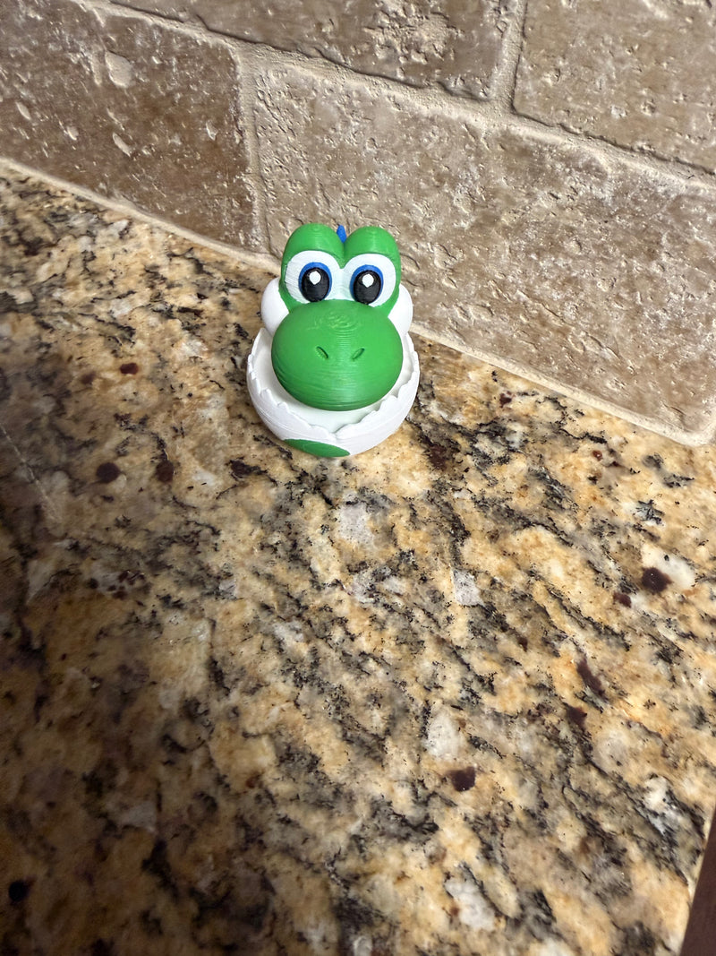 Inspired green animal clicker keychain