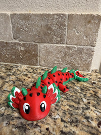 Watermelon axolotl