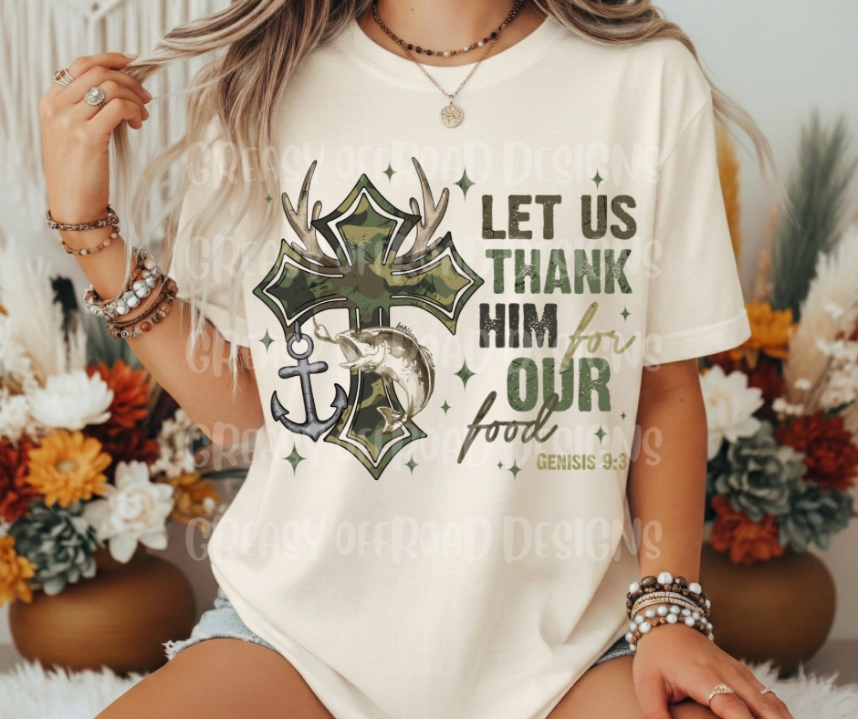 Let us thank him for our food