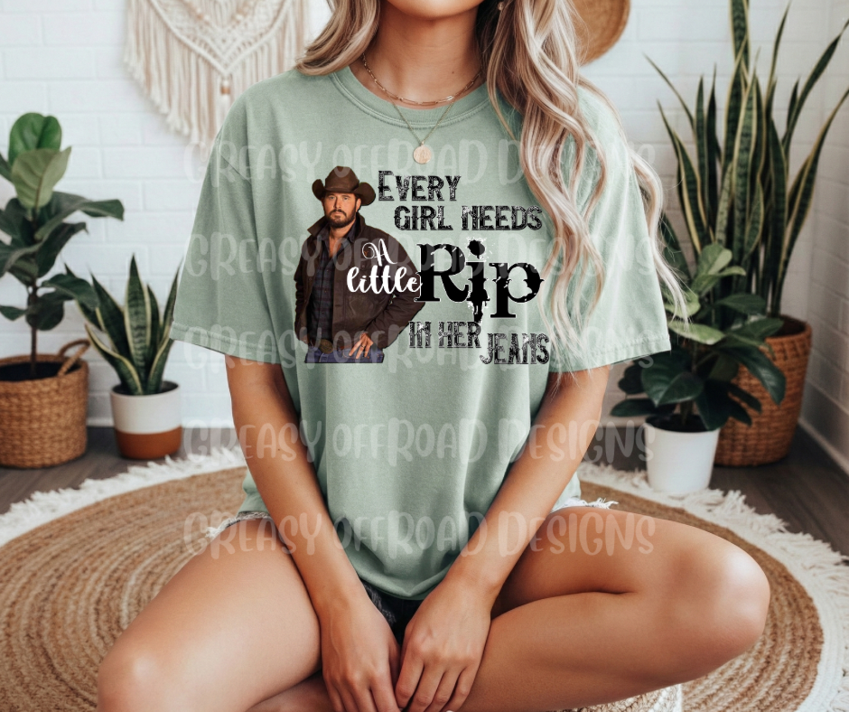 Every girl needs a little rip in her jeans