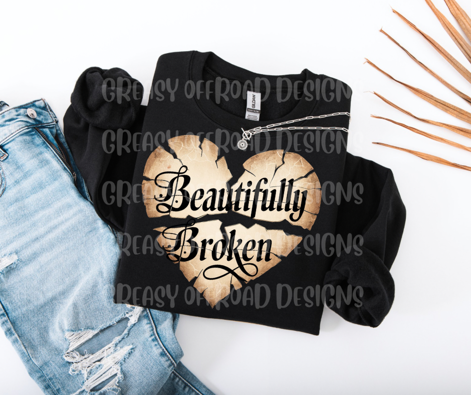 Broken crewneck