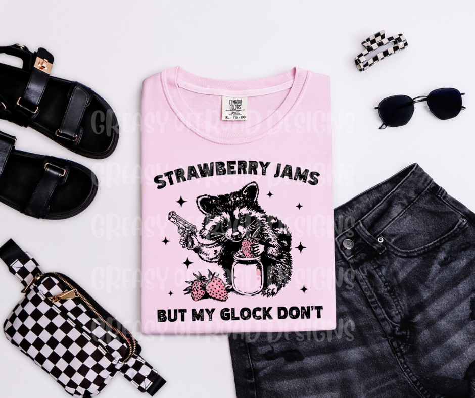Strawberry jams but my Glock don’t