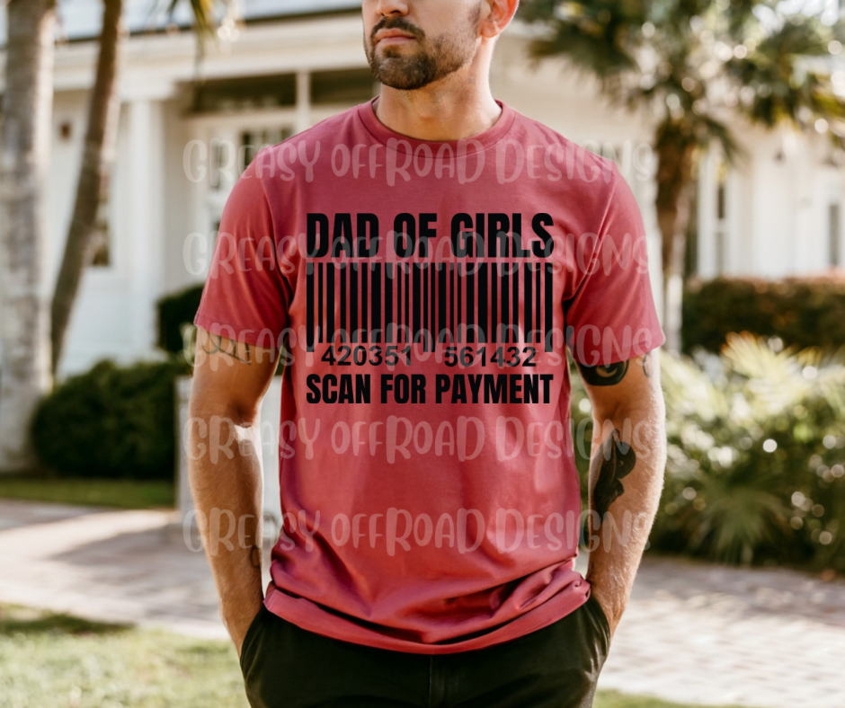 Dad of girls scan for payment
