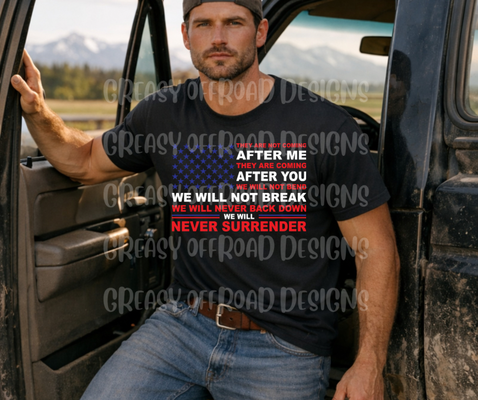 We will never surrender