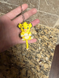 Inspired lion keychain