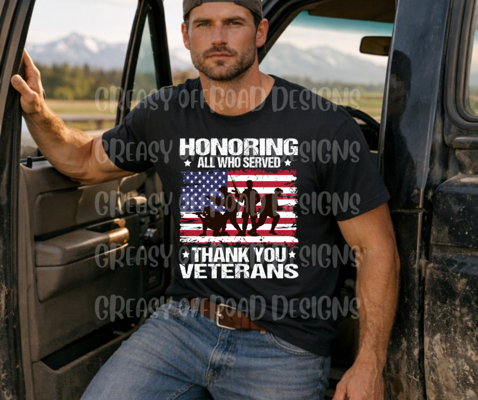 Honoring all who served, thank a veteran