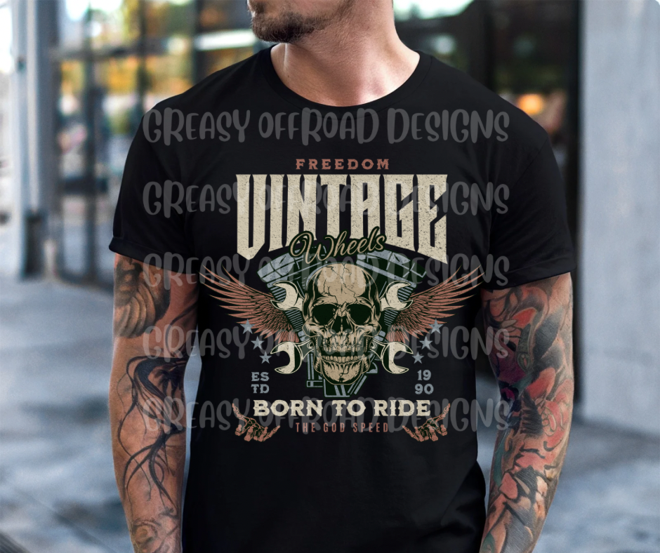 Vintage Born to ride