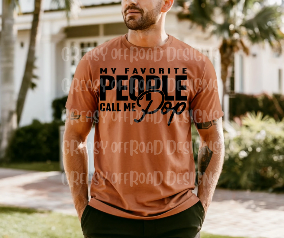 My favorite people call me pop