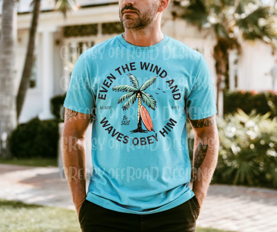 Even the wind and waves obey him