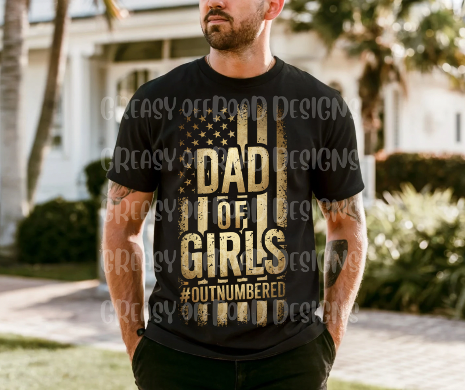 Dad of girls #outnumbered