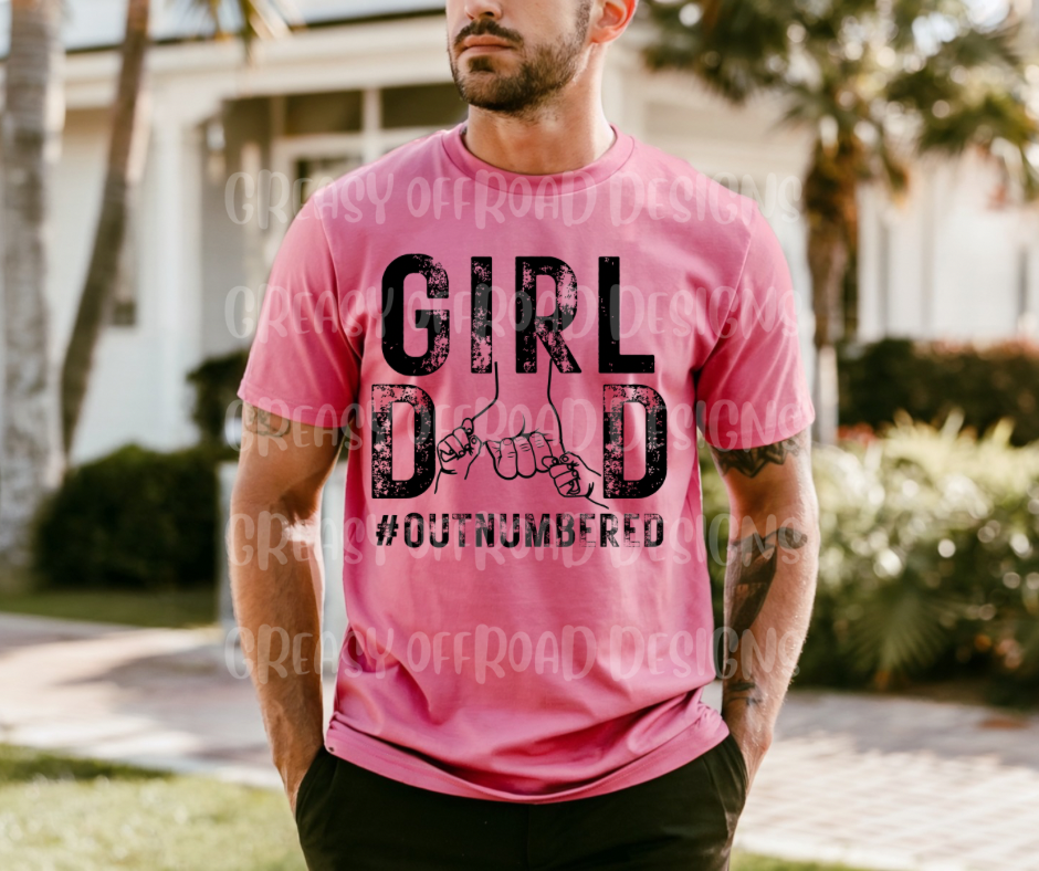 Girl dad #outnumbered