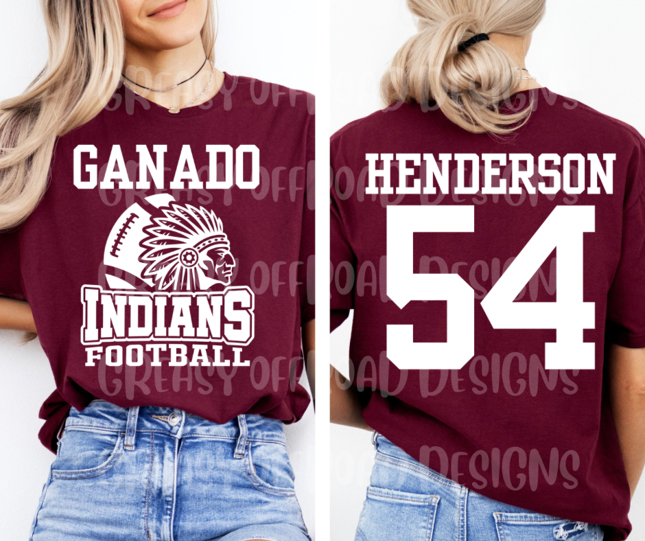 Custom Indians Football