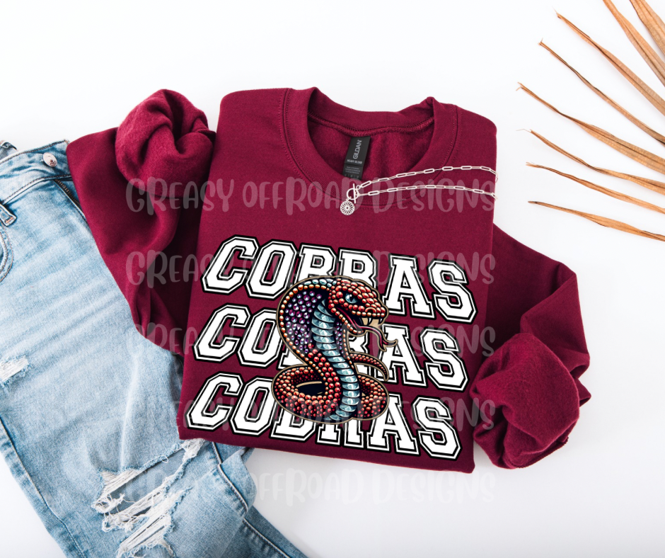 Cobras x3 crewneck