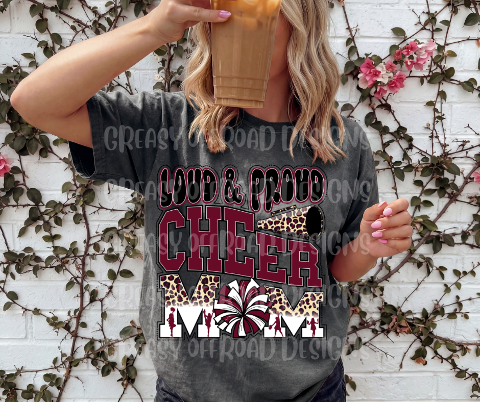 Loud & proud cheer mom