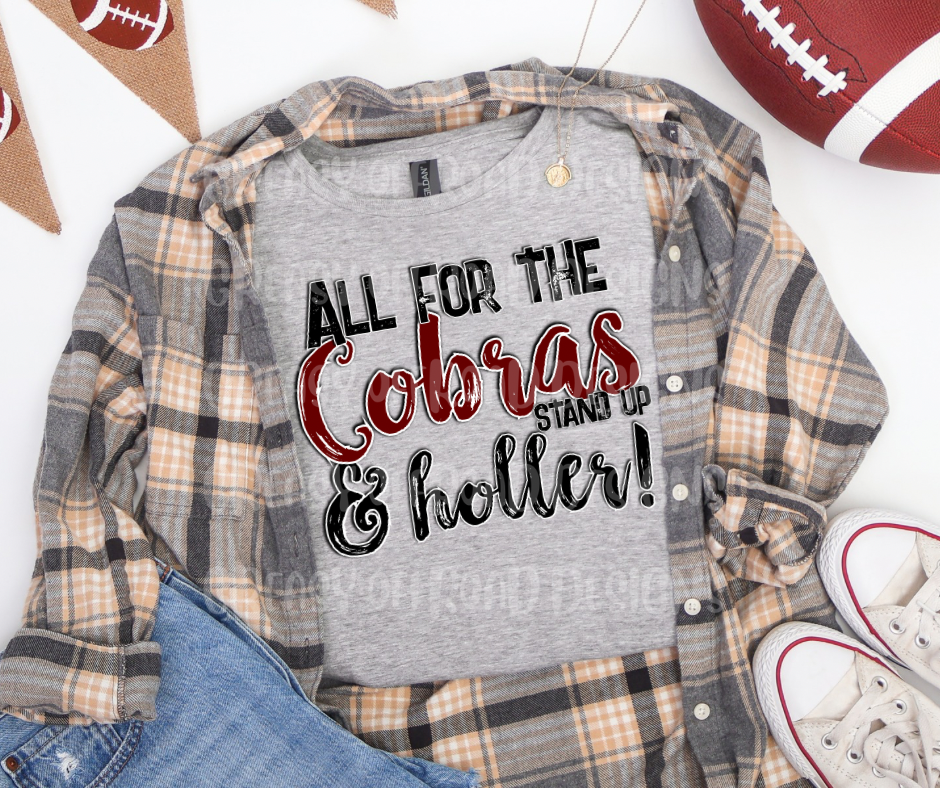All for the cobras stand up & holler!