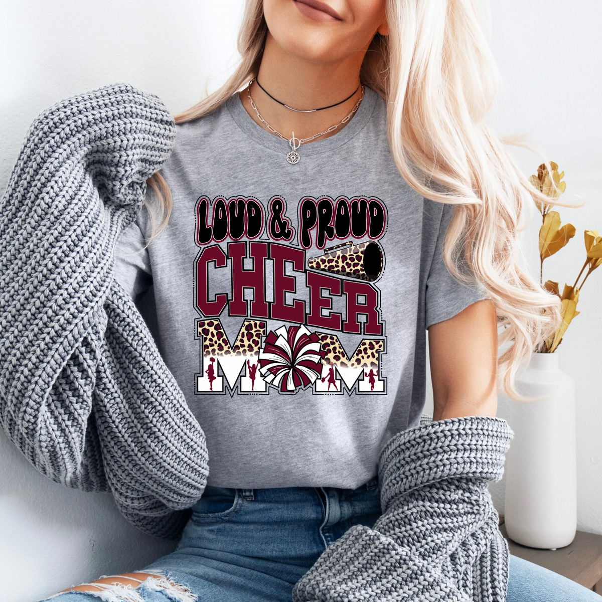 Loud & proud cheer mom