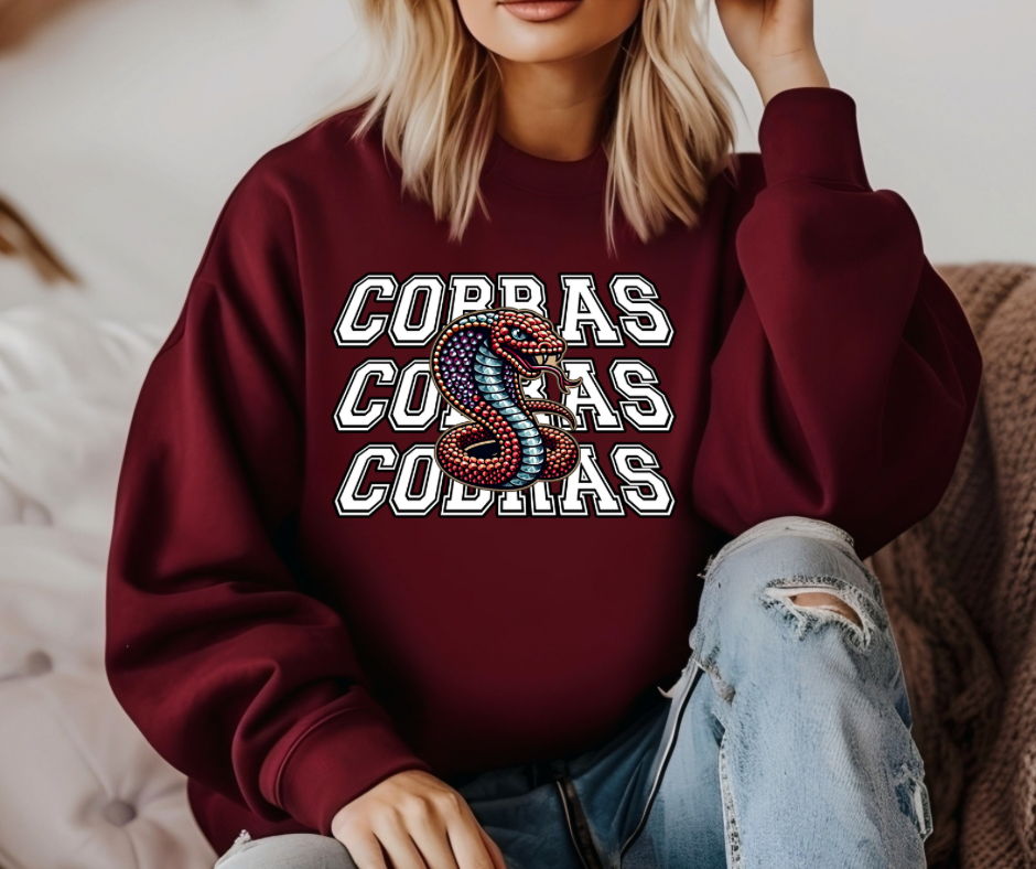 Cobras x3 crewneck