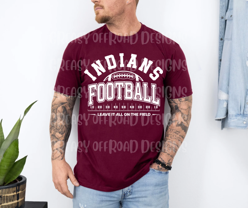 Indians football leave it all on the field