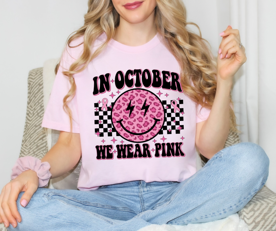 In October we wear pink