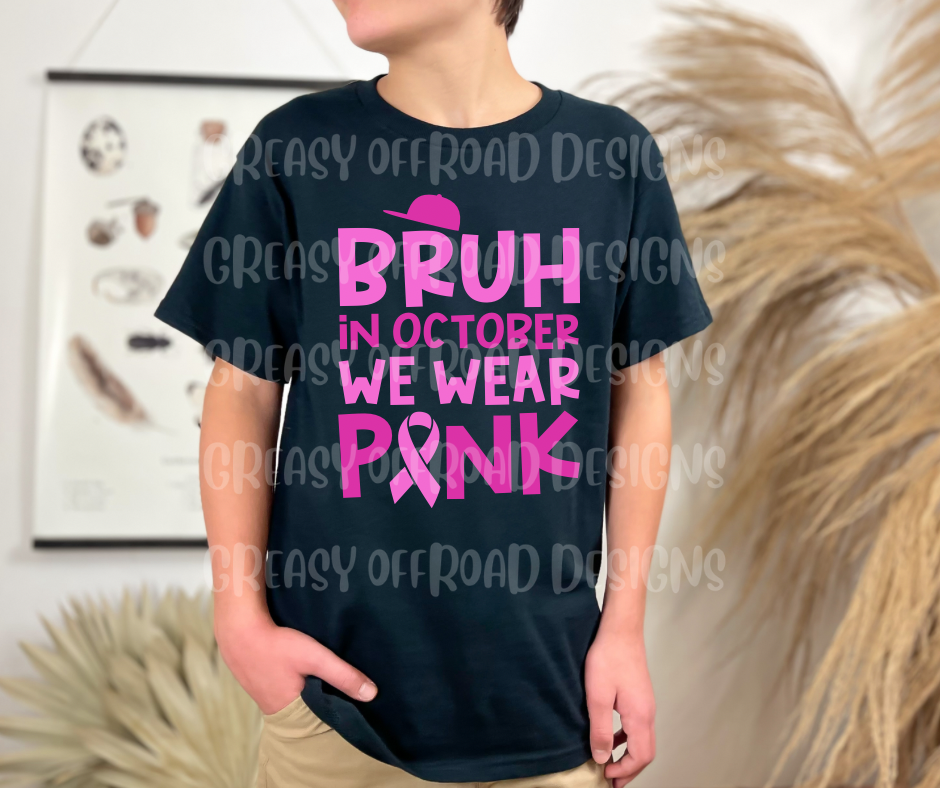 Bruh in October we wear pink