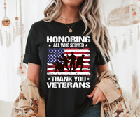 Honoring all who served, thank a veteran