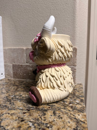 Highland cow utensils holder