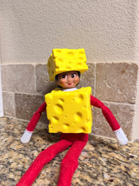 Squishy cheese elf costume
