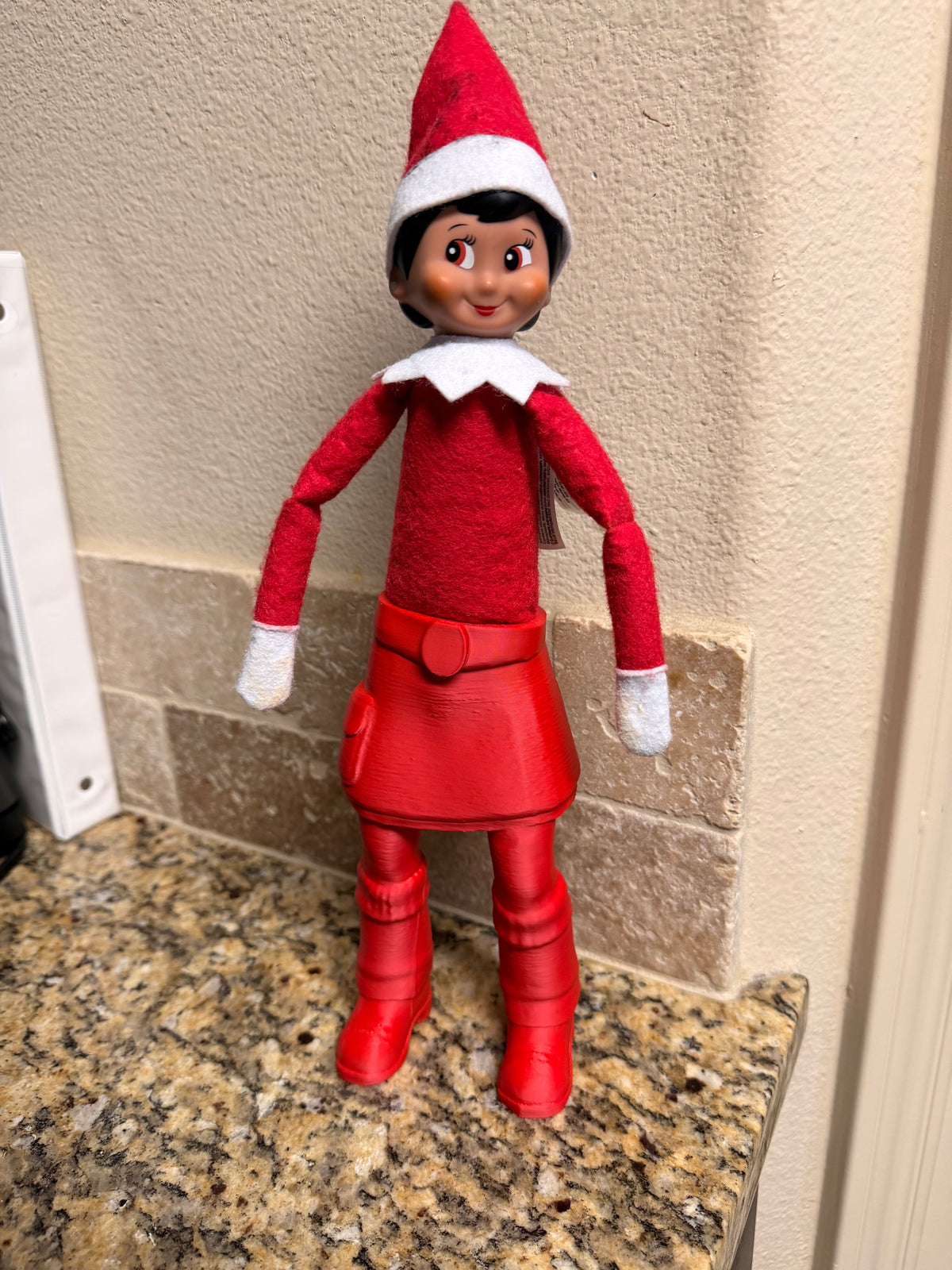 Standing girl elf skirt legs