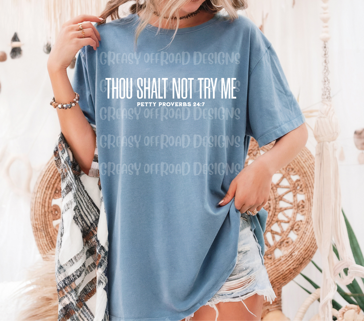 Though shall not try me