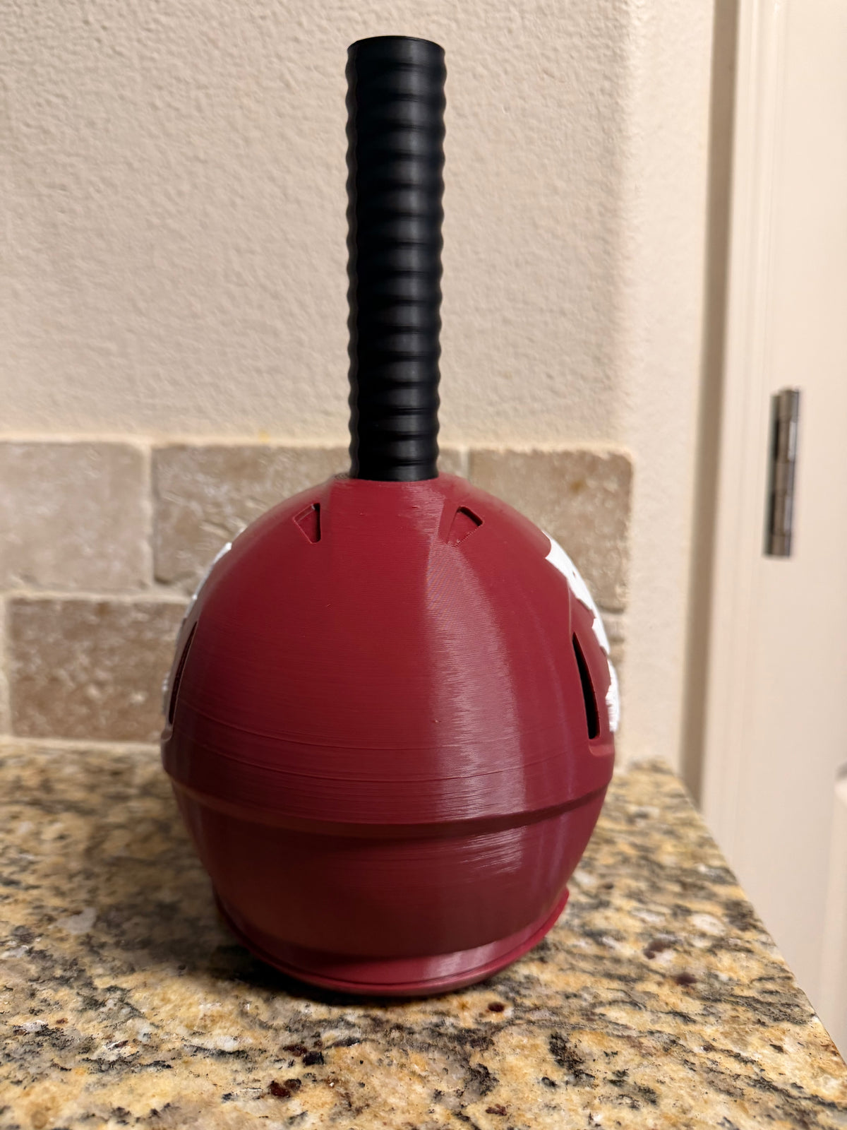 Custom football helmet cow bell