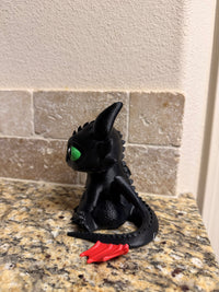 Inspired black dragon