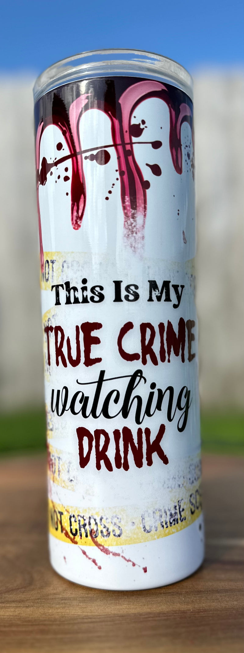 This is my true crime watching drink