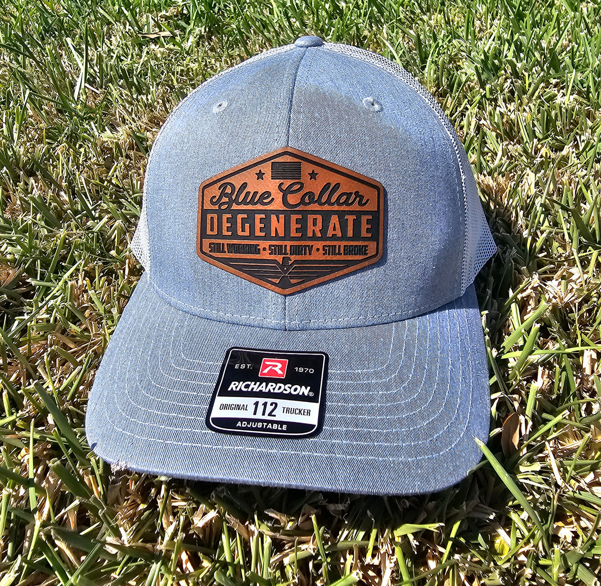 Blue Collar Degenerate Snapback Hat