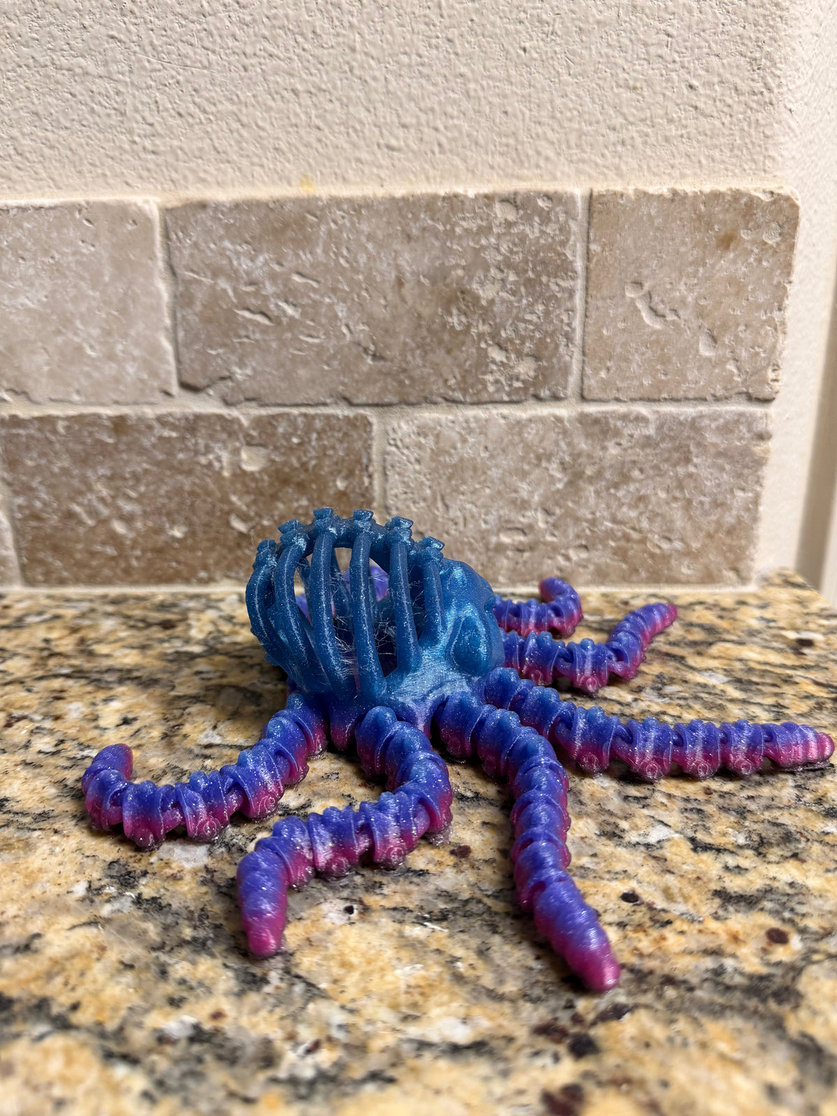 3D Skull Octopus