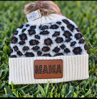 Mama Print Beanie