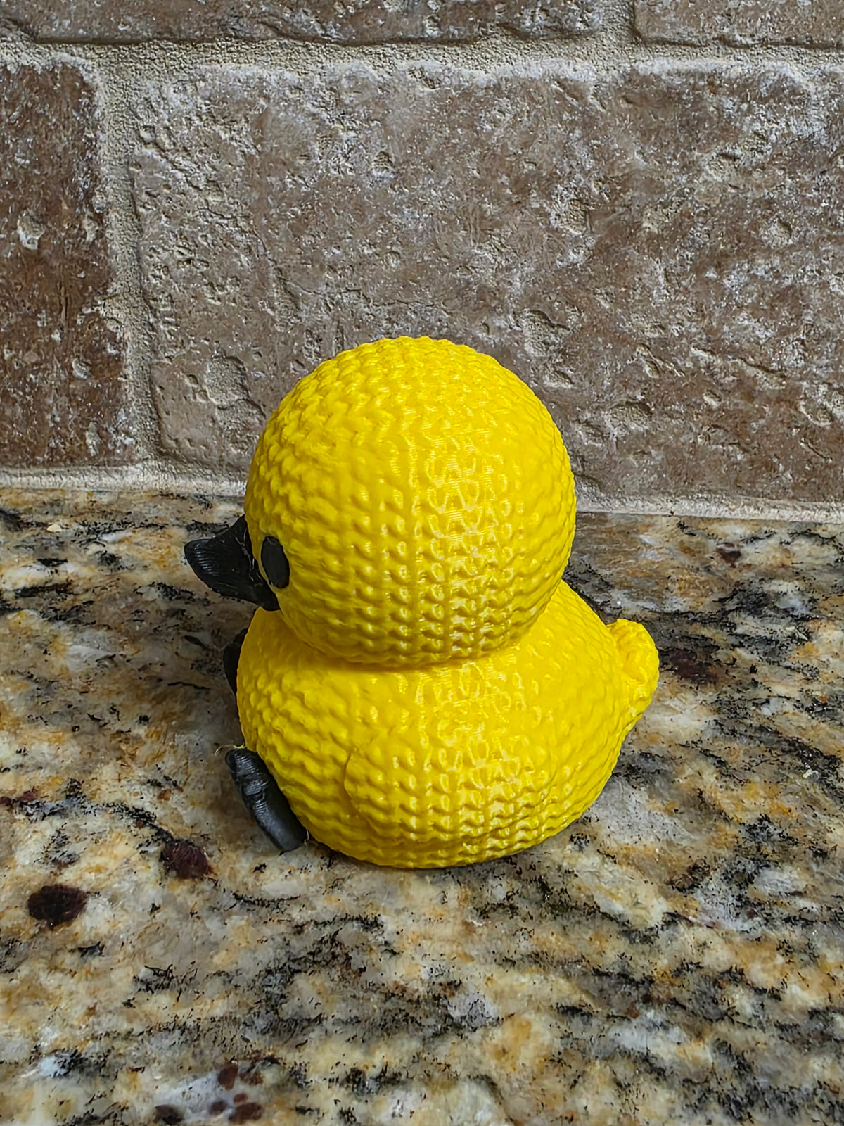 3D Knitted Emo Duck
