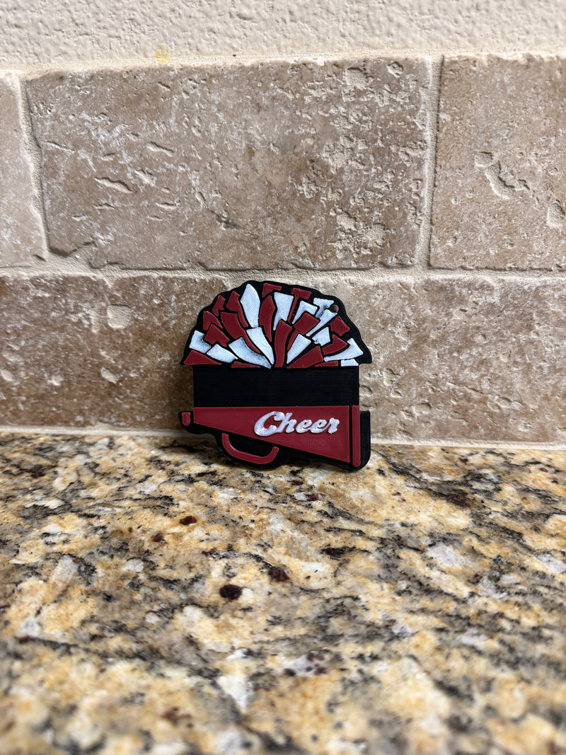 3D Cheer Ponytail Holder M/W